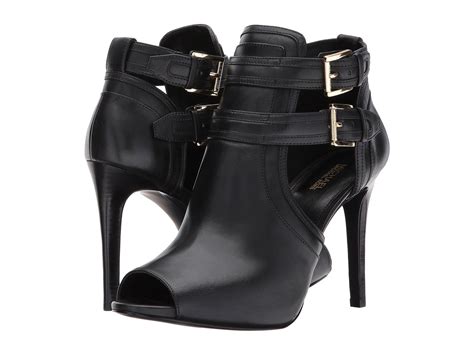 michael michael kors blaze peep-toe dress booties black|michael michael kors blaze open toe bootie .